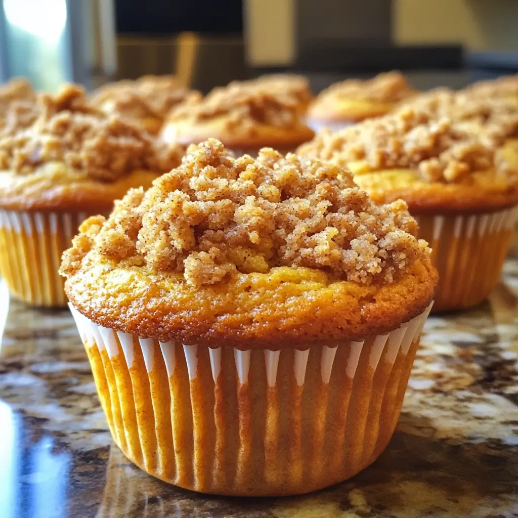 Pumpkin Cinnamon Streusel Muffins
