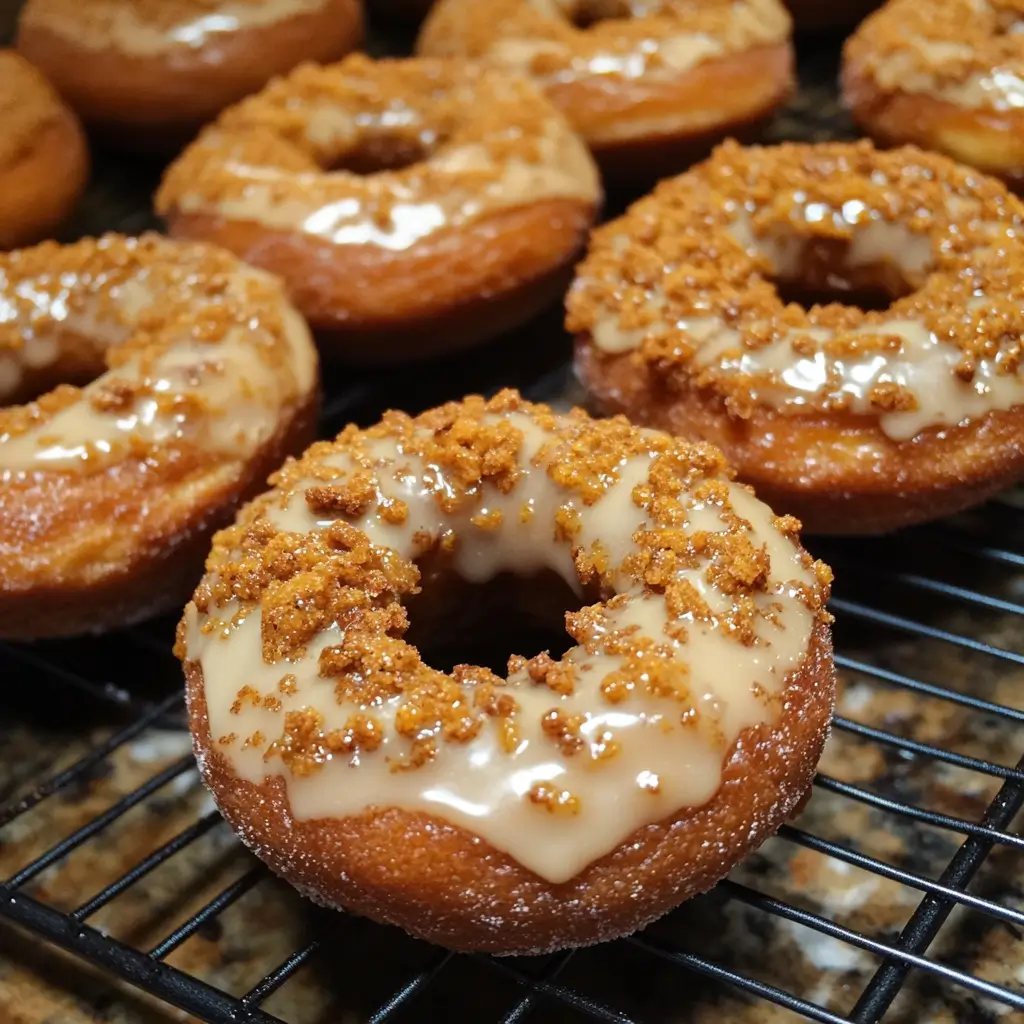 Pumpkin Coffee Cake Donuts