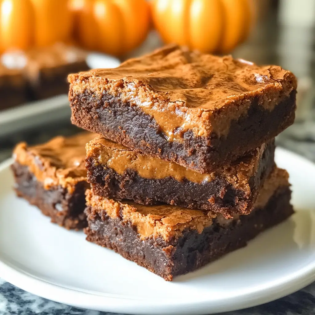 Pumpkin Spice Brownies