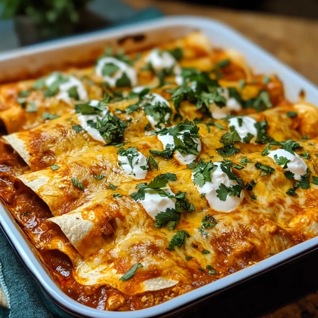 Ranch Chicken Enchiladas