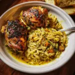 Roasted Herb Butter Chicken and Orzo