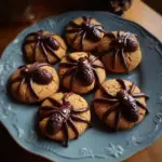 Scary Peanut Butter Spider Cookies