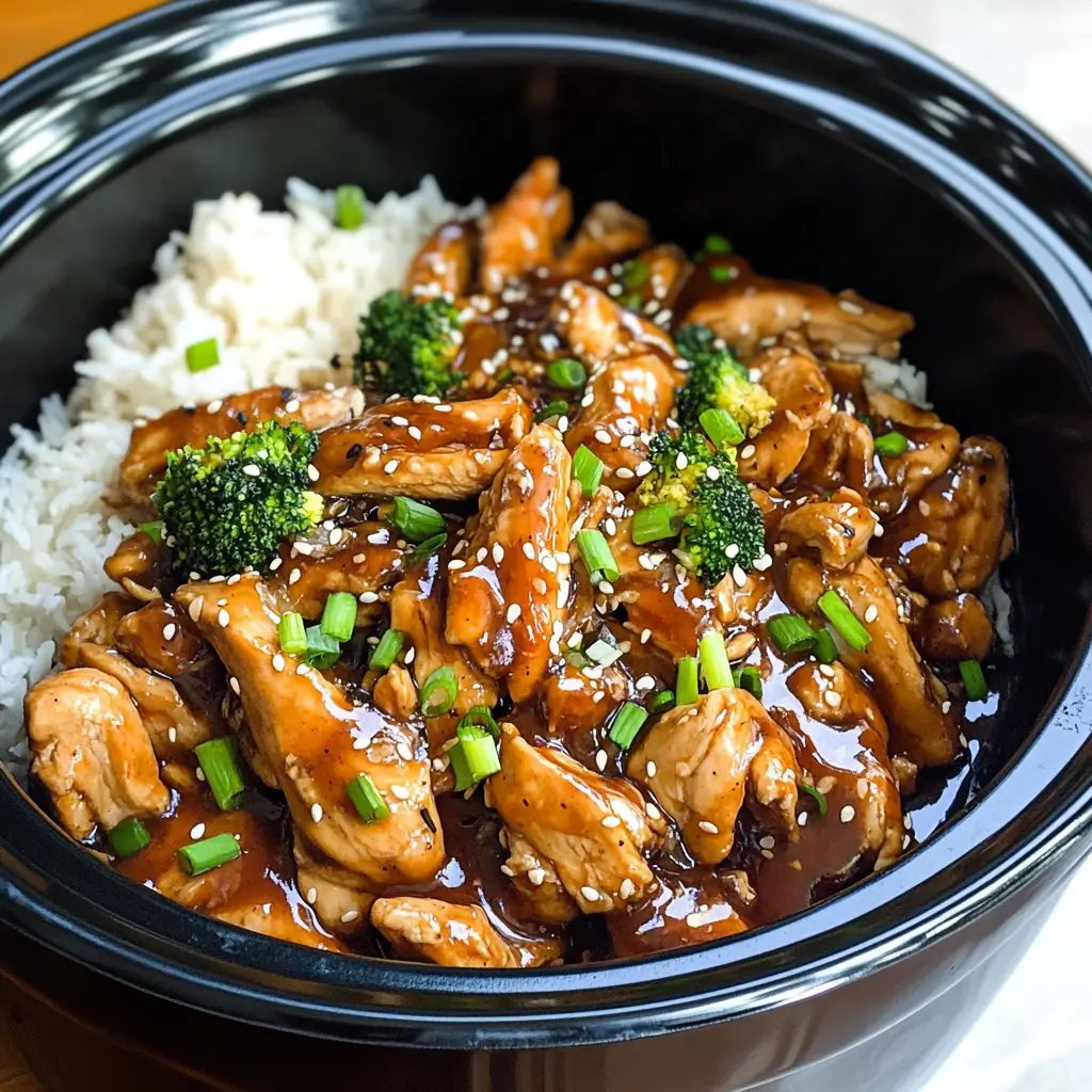 Slow Cooker Mongolian Chicken