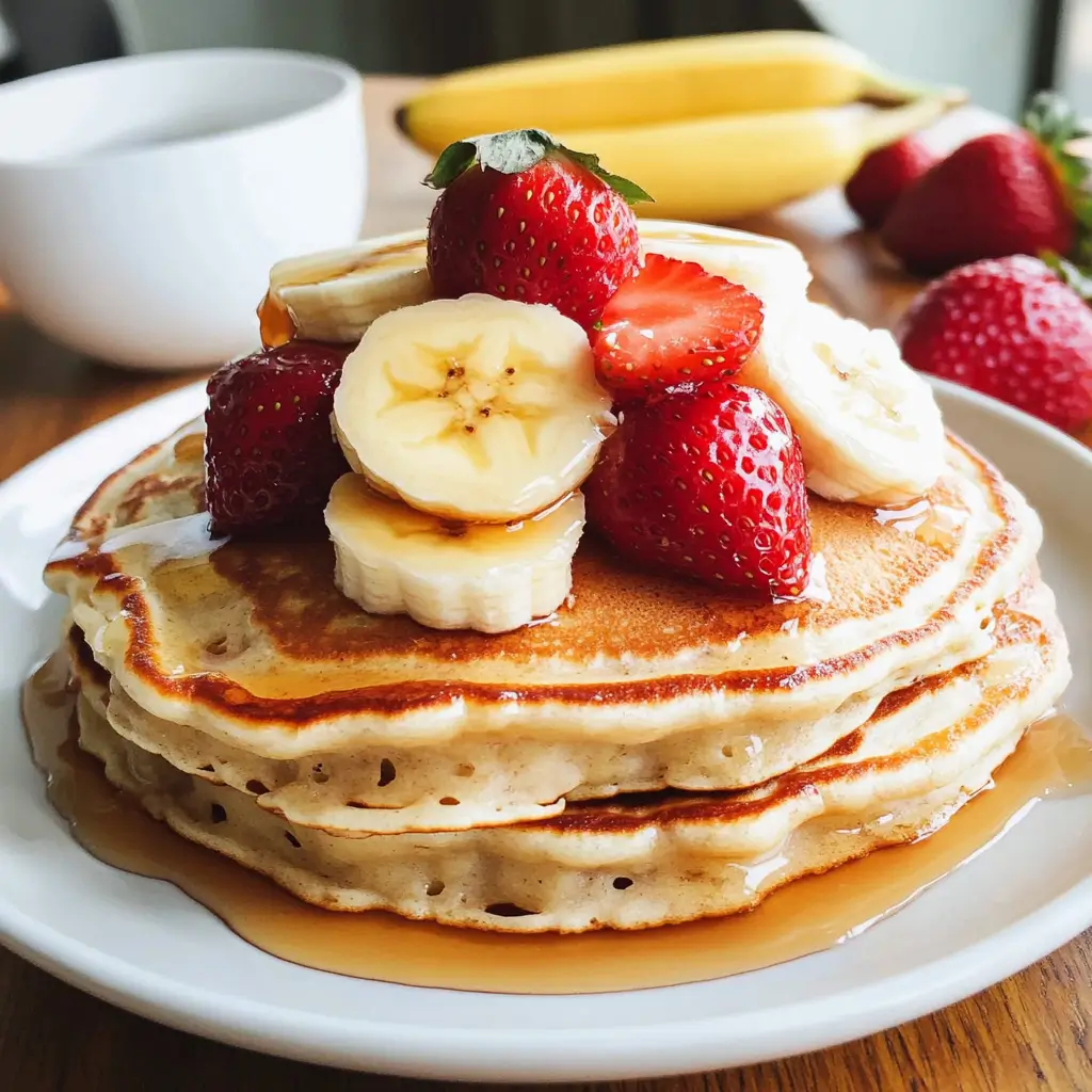 Strawberry Banana Pancakes
