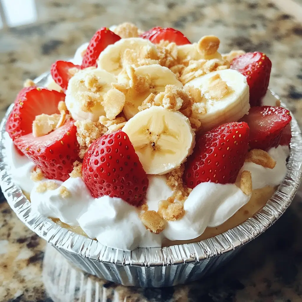 Strawberry Cheesecake Banana Pudding