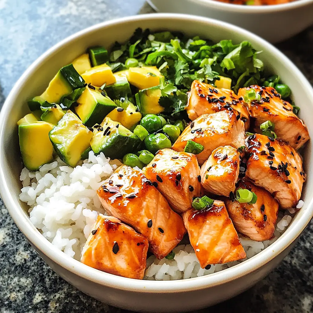 Sweet Chili Salmon Bowls