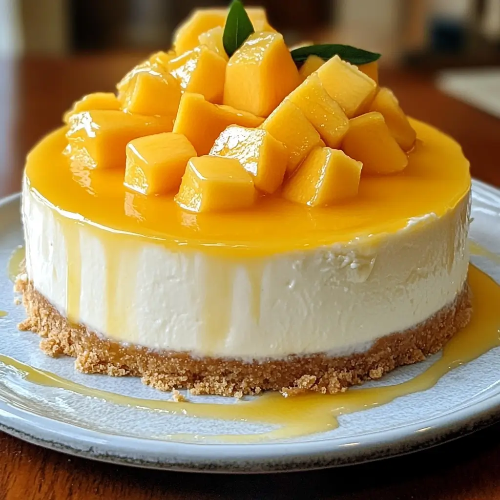 Tropical Mango Cheesecake Bliss