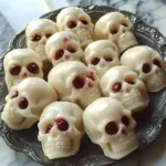 White Chocolate Cherry Skulls