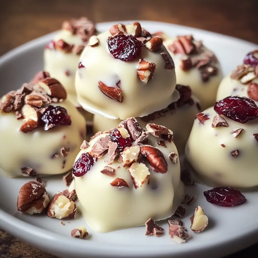 White Chocolate Cranberry Pecan Clusters