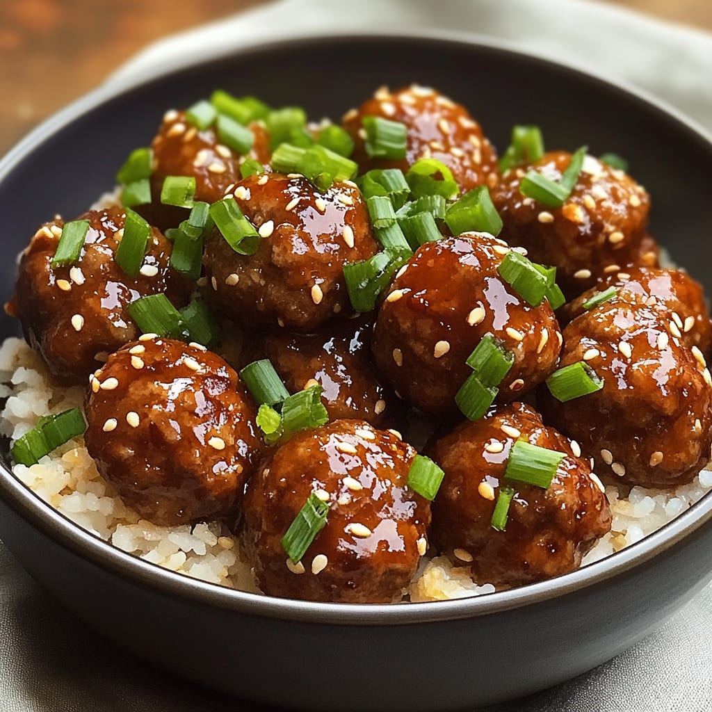 Asian Meatballs Crockpot Recipe