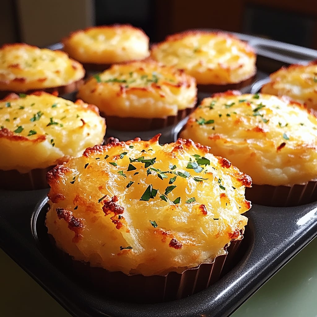 Cheesy Mashed Potato Puffs