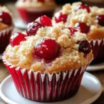 Cherry Cobbler Muffins