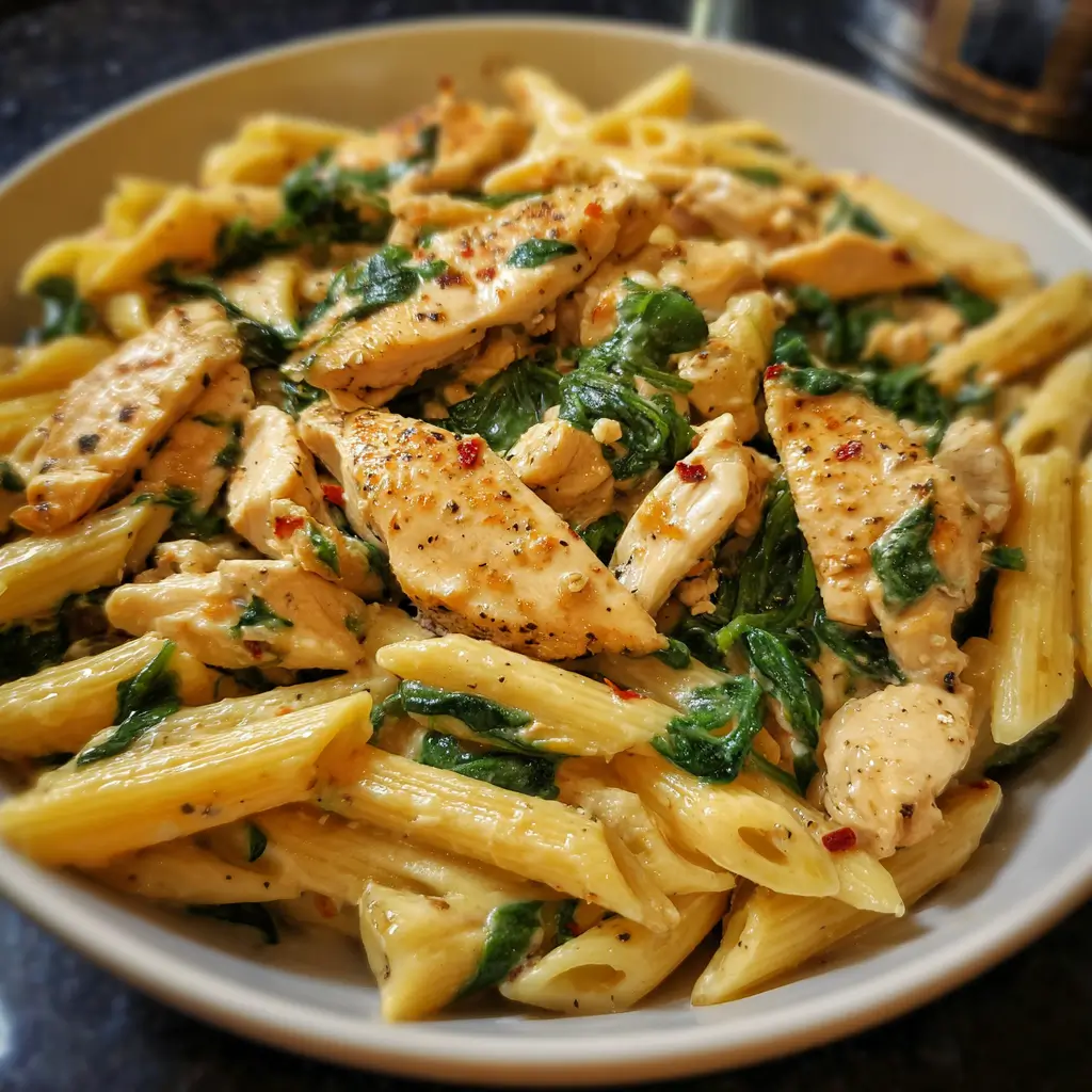 Chicken Spinach Penne
