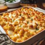 Creamy Buffalo Chicken Cauliflower Casserole Recipe