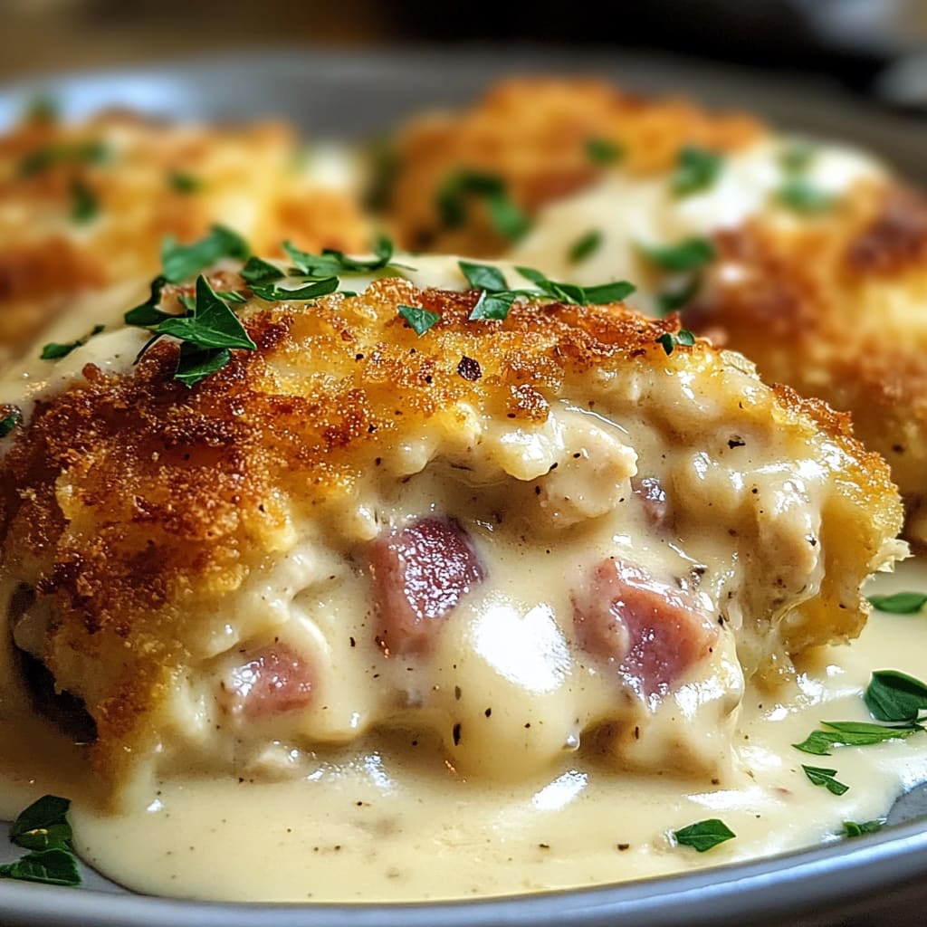 Creamy Chicken Cordon Bleu Recipe