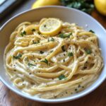 Creamy Lemon Garlic Pasta Recipe