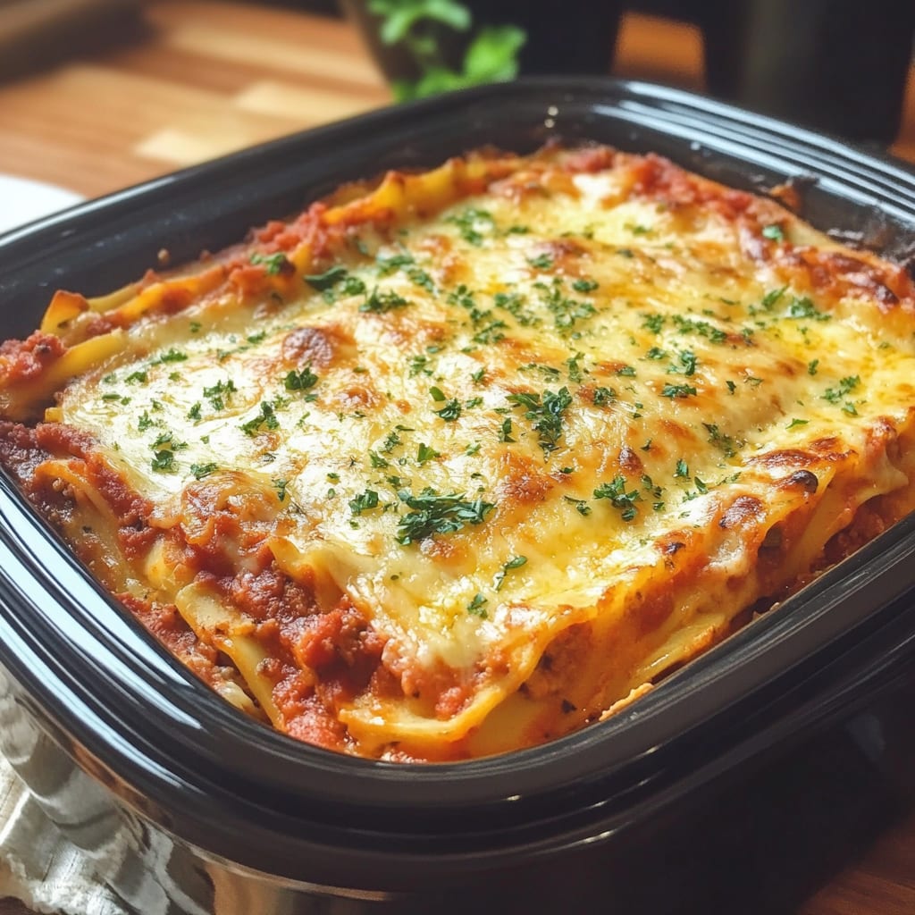 Crockpot Lasagna