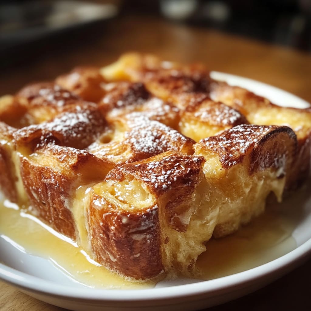 Croissant French Toast Casserole Recipe