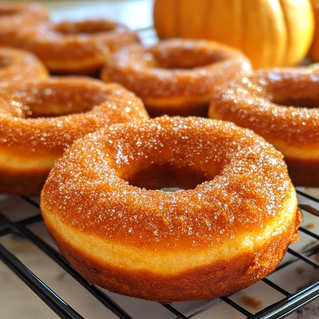 Easy Baked Pumpkin Donuts