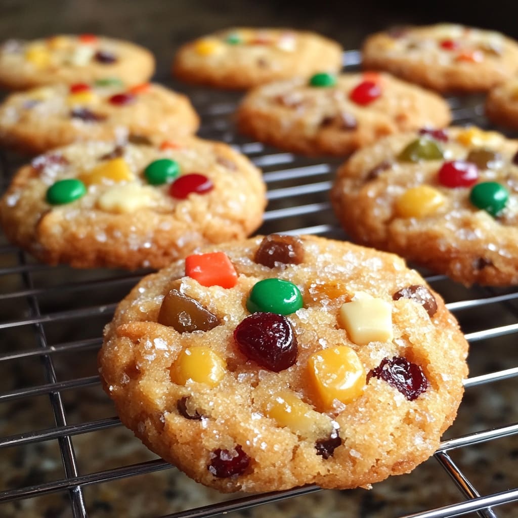 Easy Christmas Fruitcake Cookies Recipe