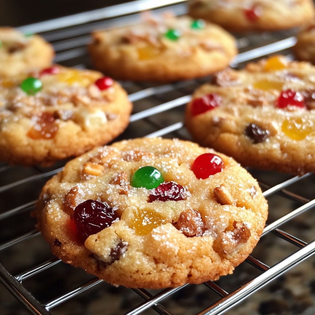 Easy Christmas Fruitcake Cookies Recipe