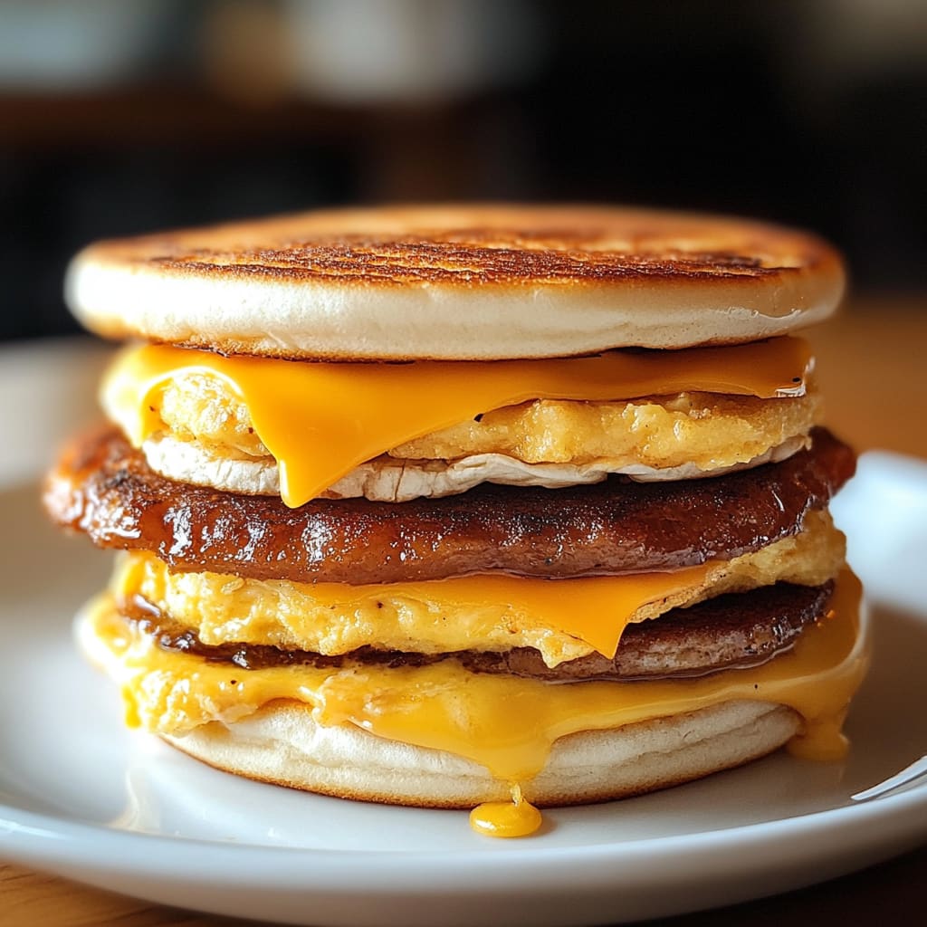 Easy Homemade McGriddle Breakfast Sandwiches