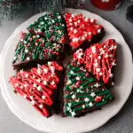 Frosted Christmas Brownies