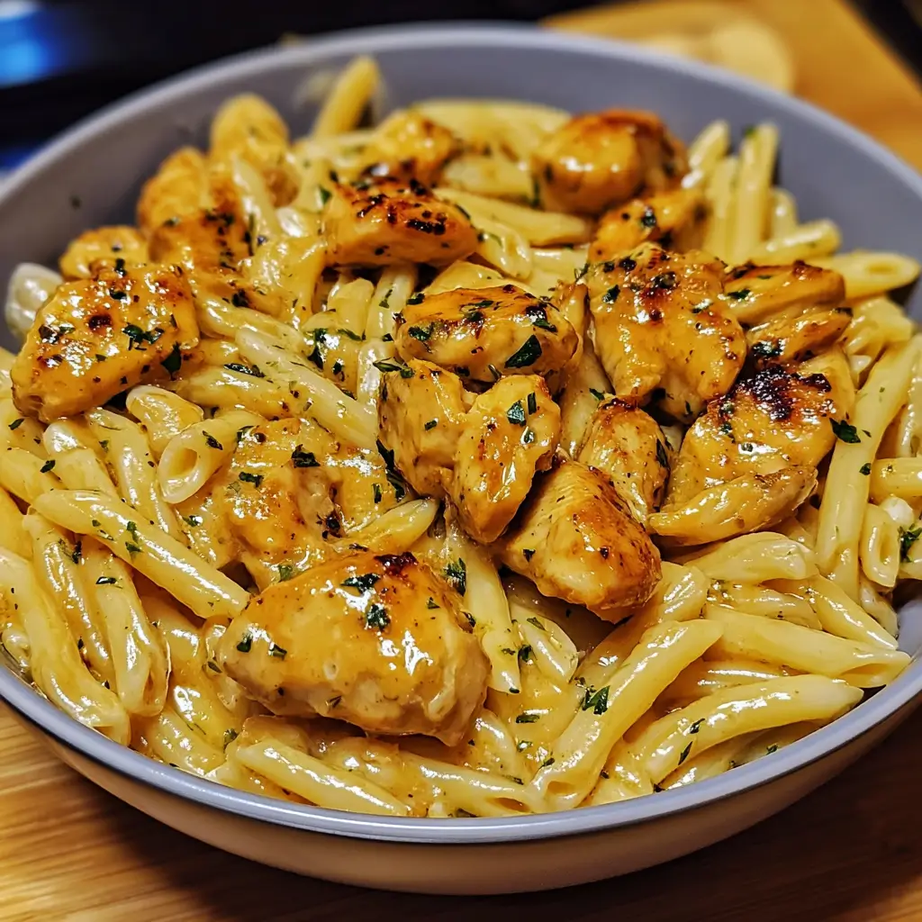Garlic Butter Chicken Pasta