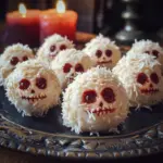 Halloween Coconut Kiss of Death Bites