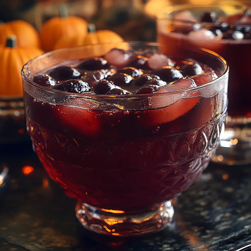 Halloween Dracula’s Dark Cherry Punch