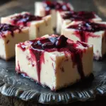 Halloween Vampire Coconut Blood Fudge
