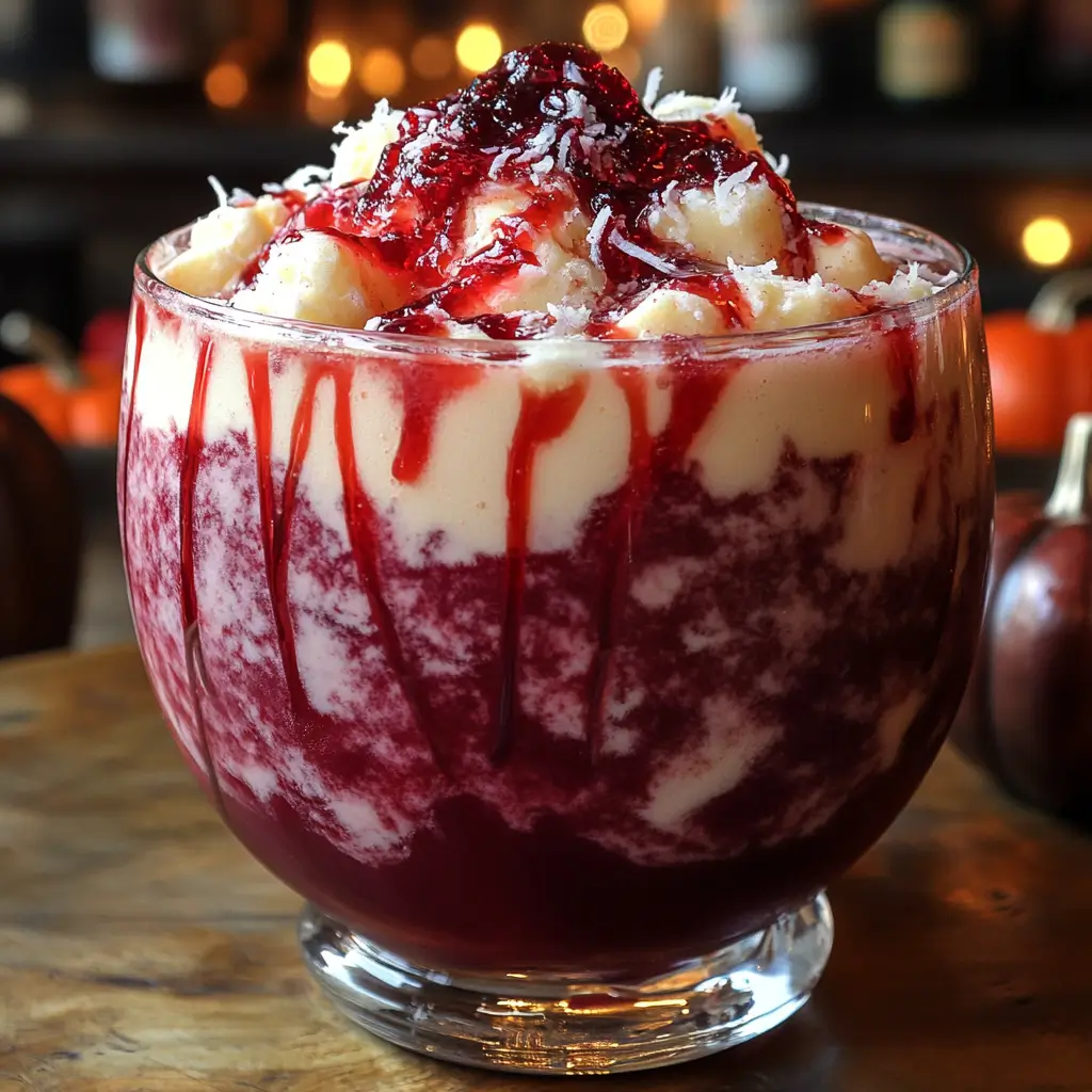 Halloween Vampire Coconut Blood Punch