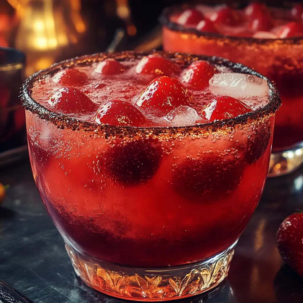 Halloween Vampire’s Kiss Strawberry Punch