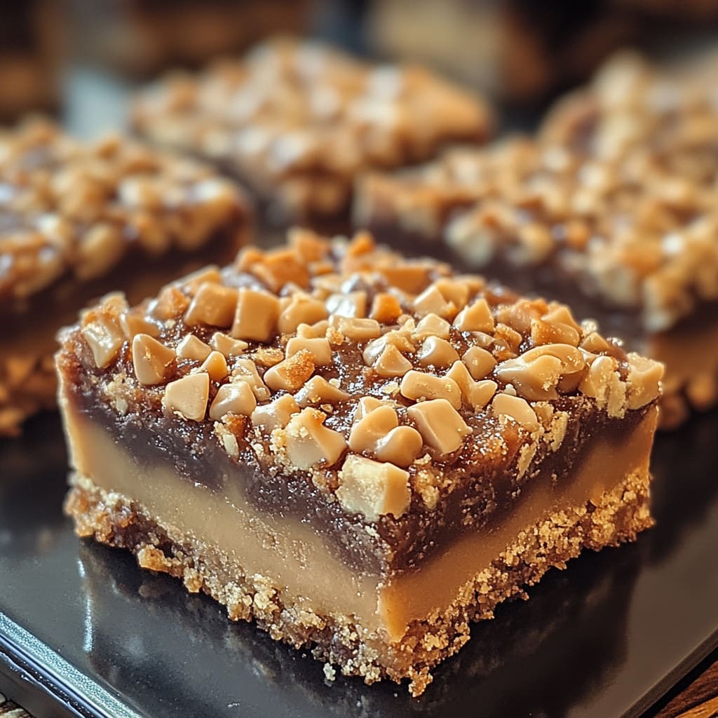 Heavenly Cake Mix Toffee Bars