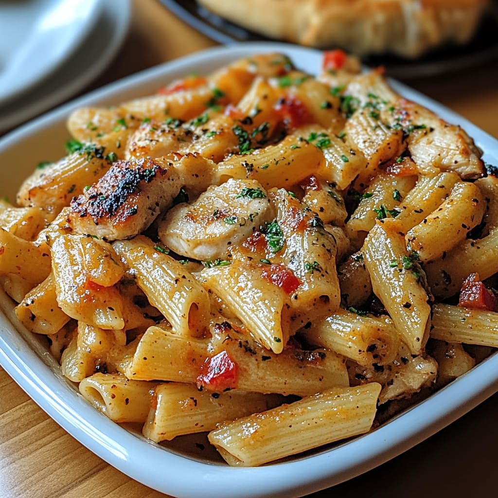 Honey Pepper Chicken Panini Pasta