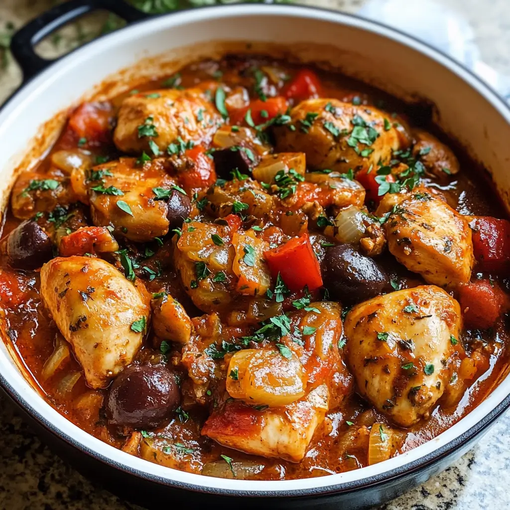 Italian Chicken Cacciatore Recipe