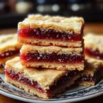 Jam Shortbread Bars