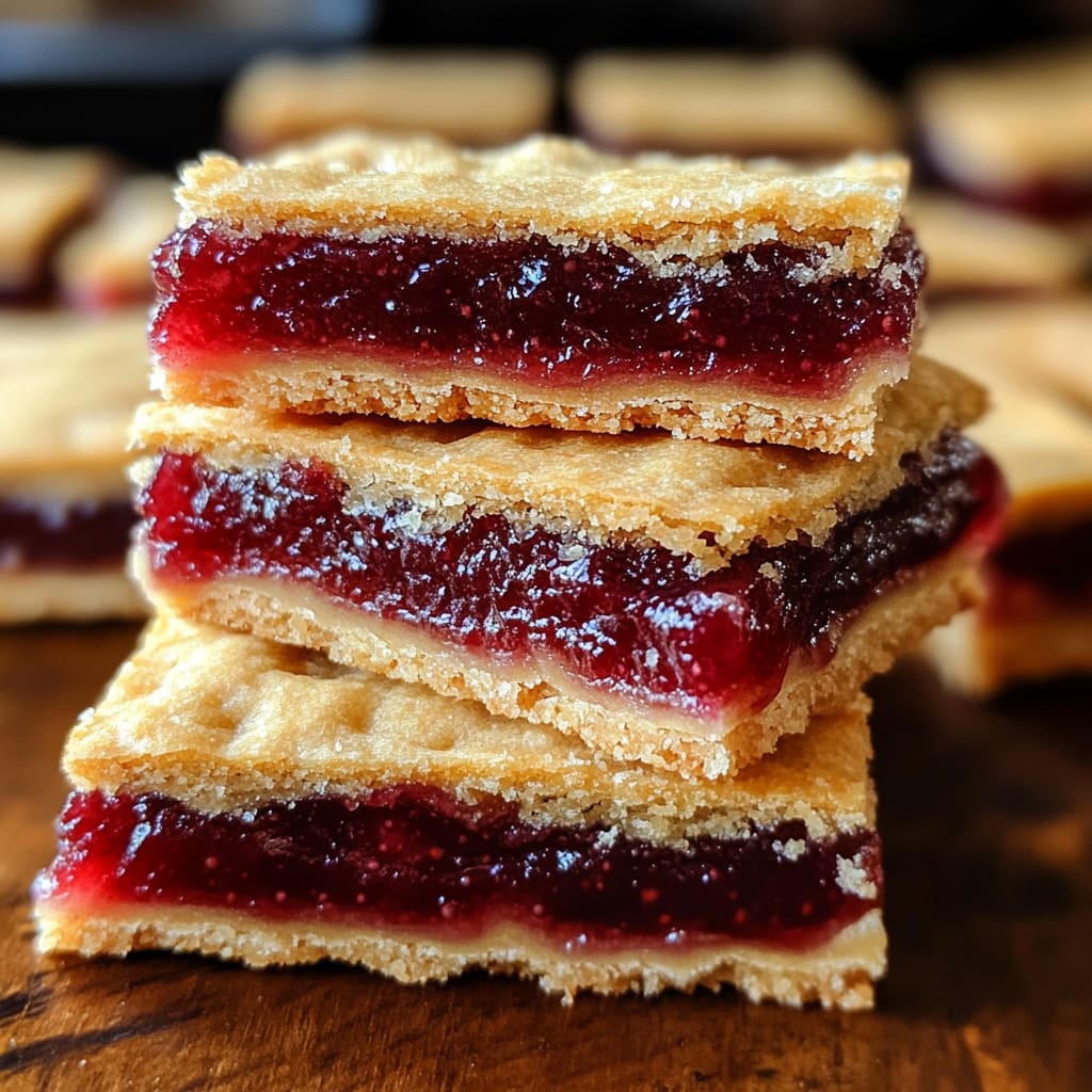 Jam Shortbread Bars