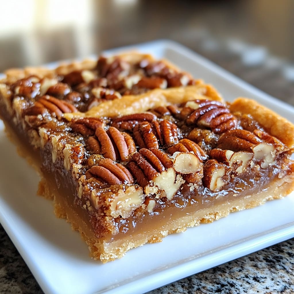 Lazy Girl Pecan Pie Bars