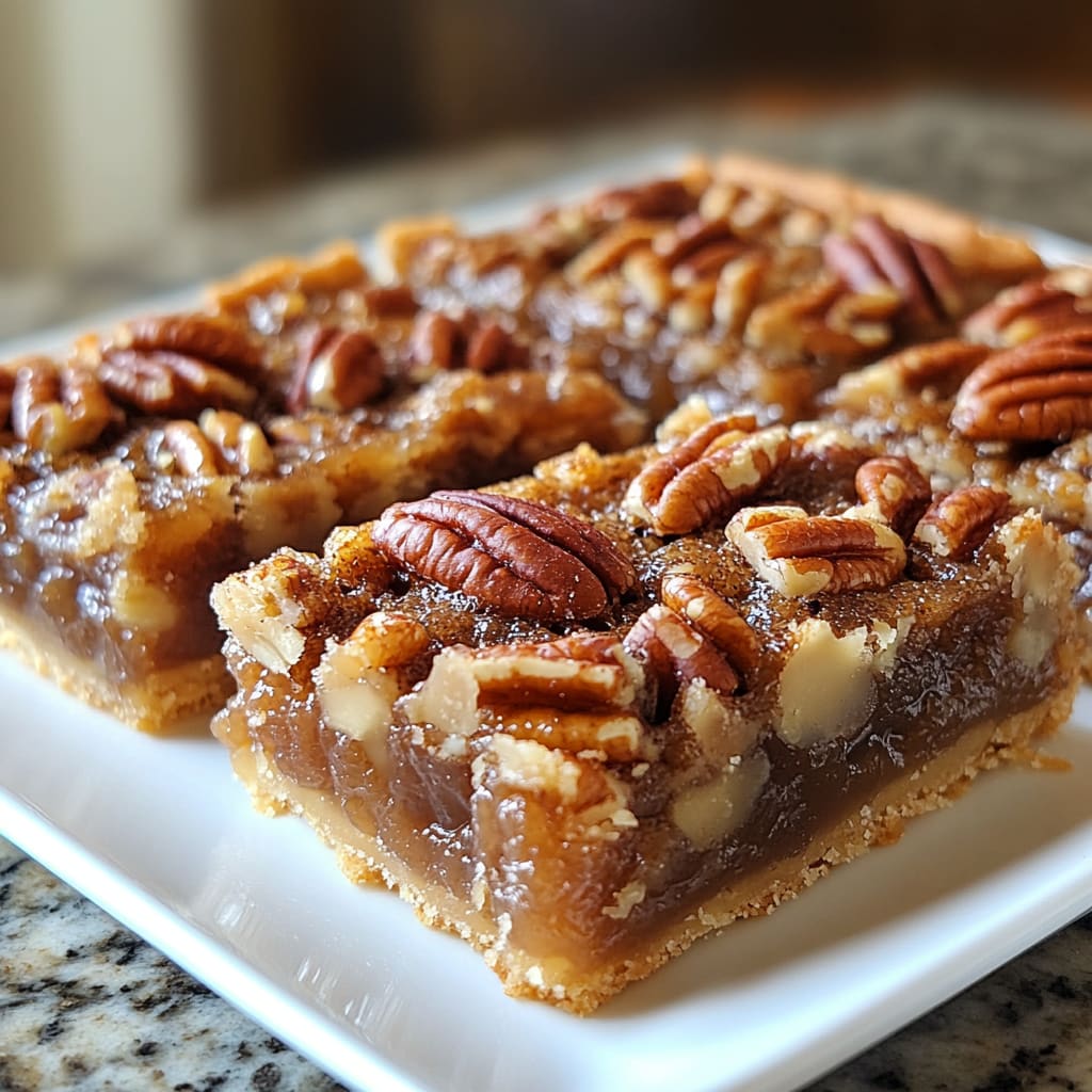 Lazy Girl Pecan Pie Bars