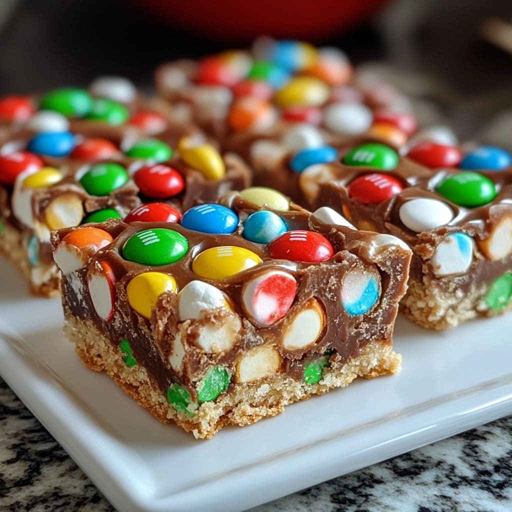 M&M’s Marshmallow Dream Bars