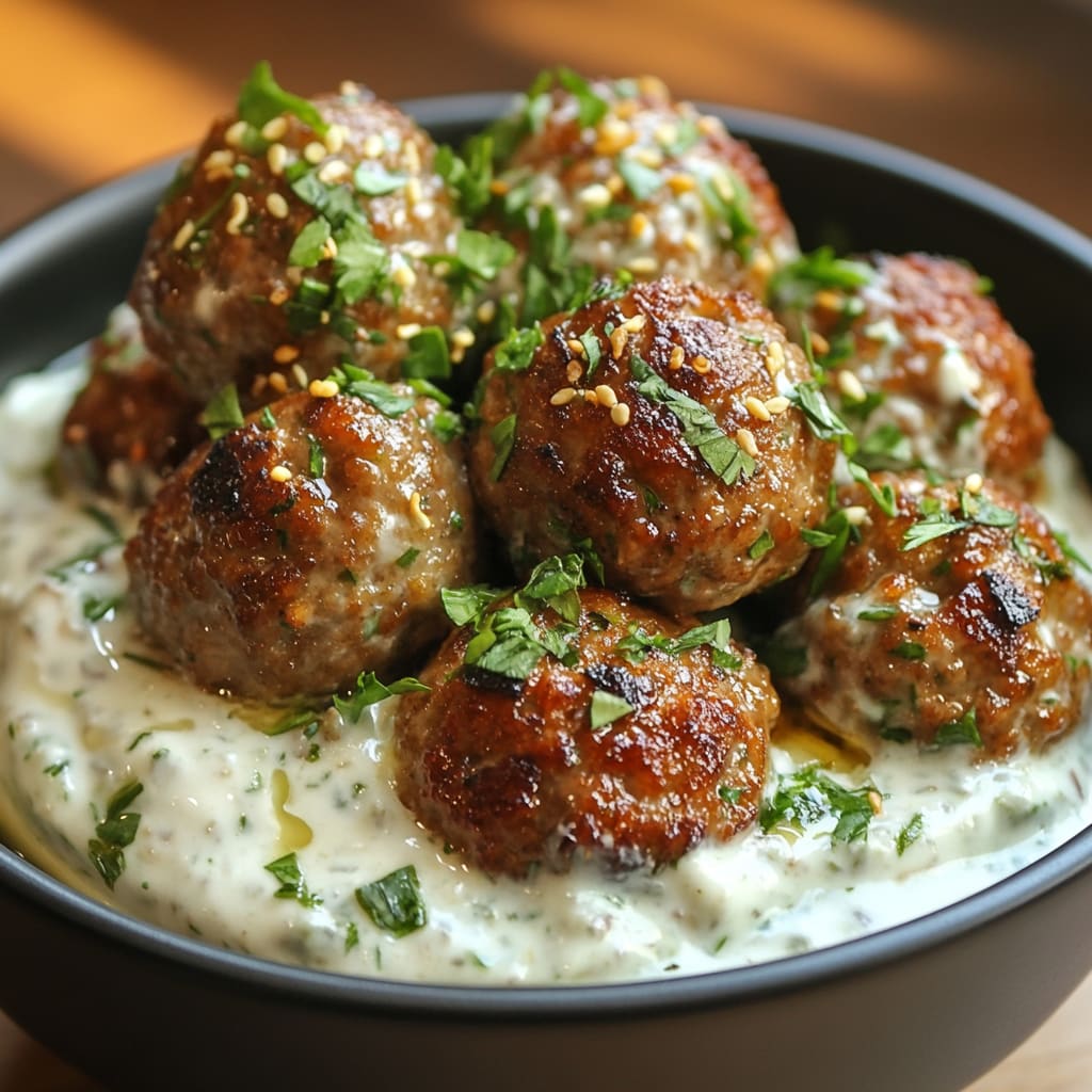 Meatballs With Tzatziki