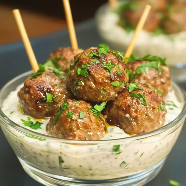 Meatballs With Tzatziki