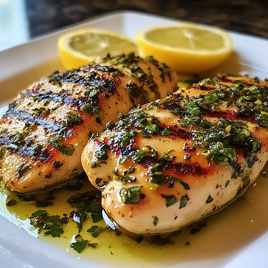 Mediterranean Herb Crusted Grilled Chicken