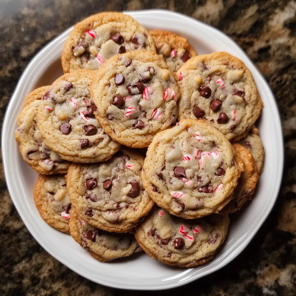 Peppermint Chocolate Chip Cookies