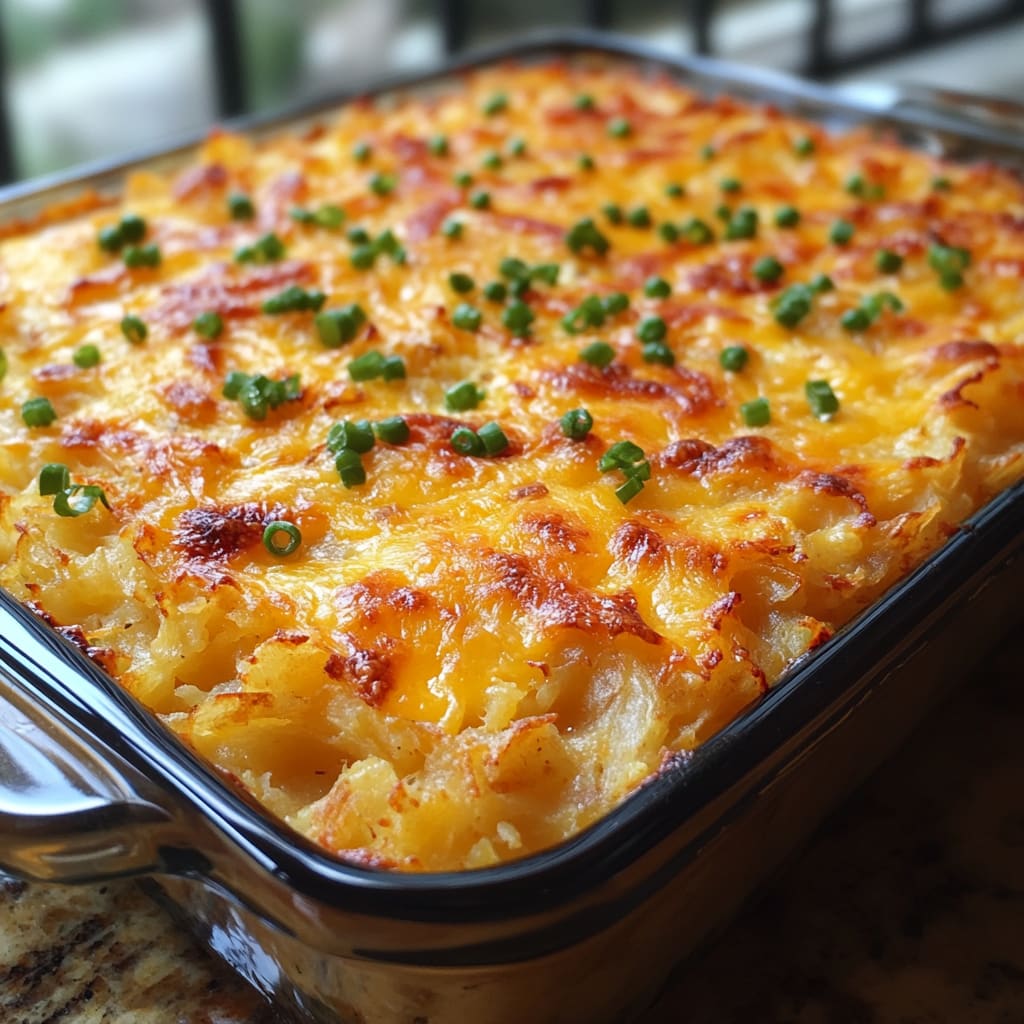 Pimento Cheese Hash Brown Casserole