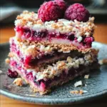 Raspberry Coconut Magic Bars