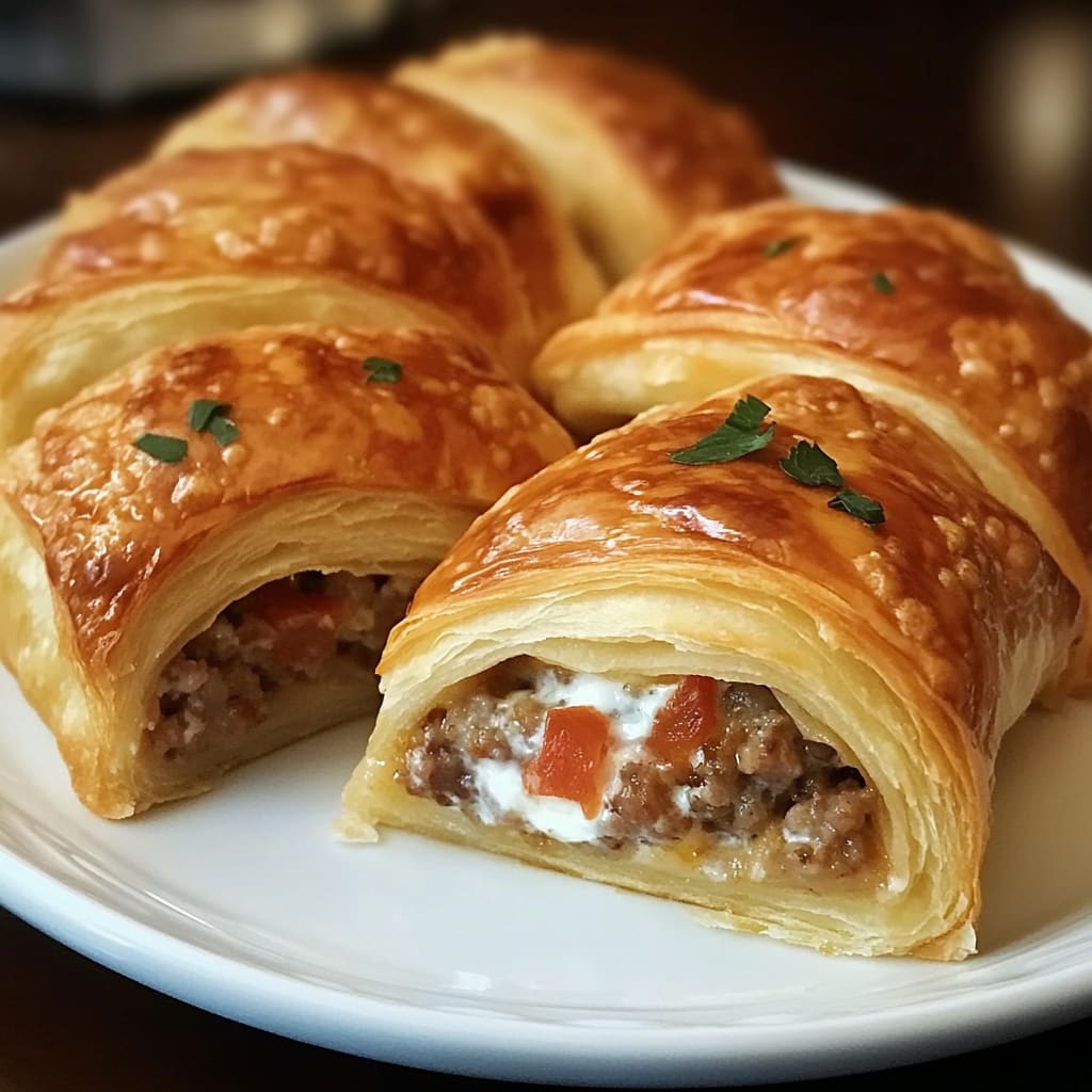 Sausage Rotel Cream Cheese Crescent Rolls