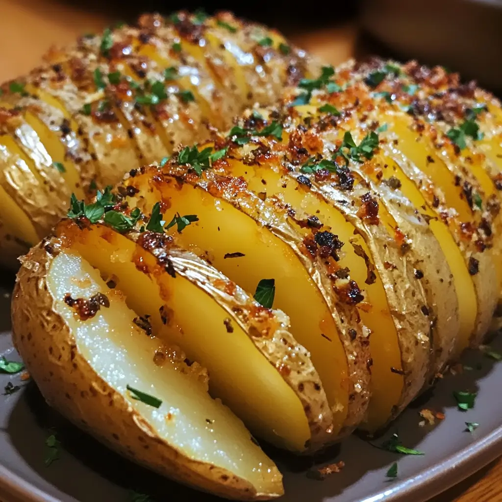 Sliced Baked Potatoes Longhorn