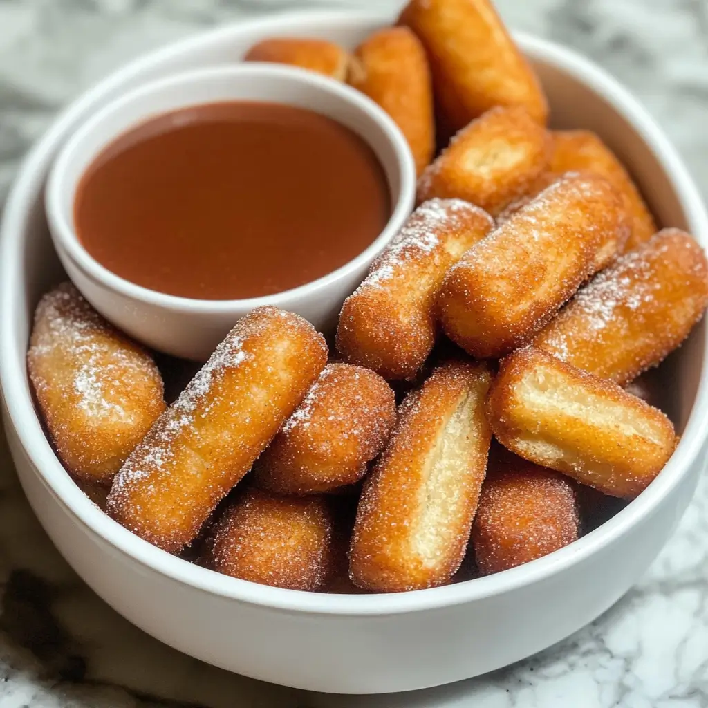 Sweet Air Fryer Churro Bites Recipe